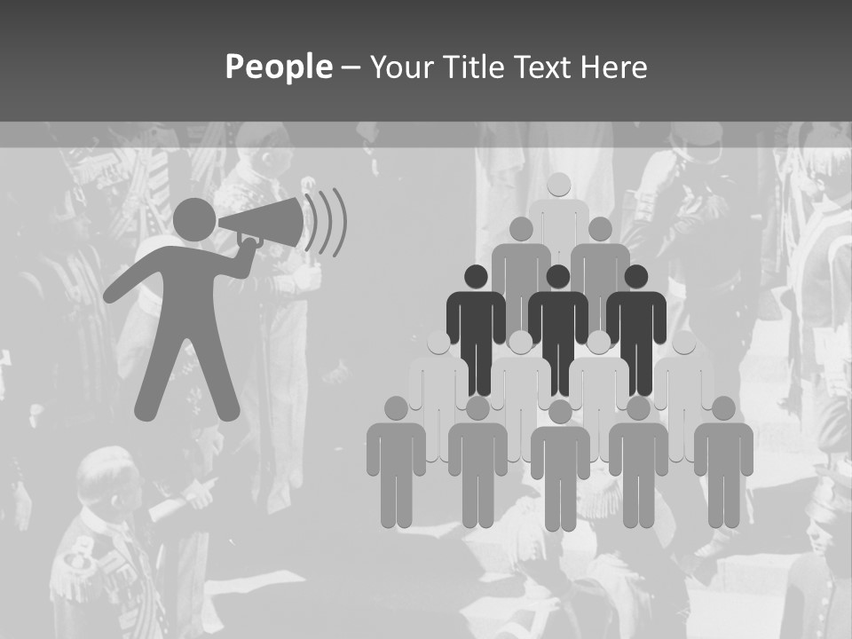 The Wedding Ceremony Of 20 Th Century PowerPoint Template