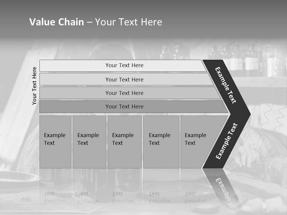 Brother And Sister In Black And White Shot PowerPoint Template