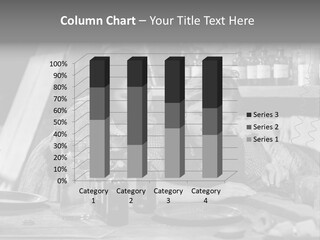 Brother And Sister In Black And White Shot PowerPoint Template