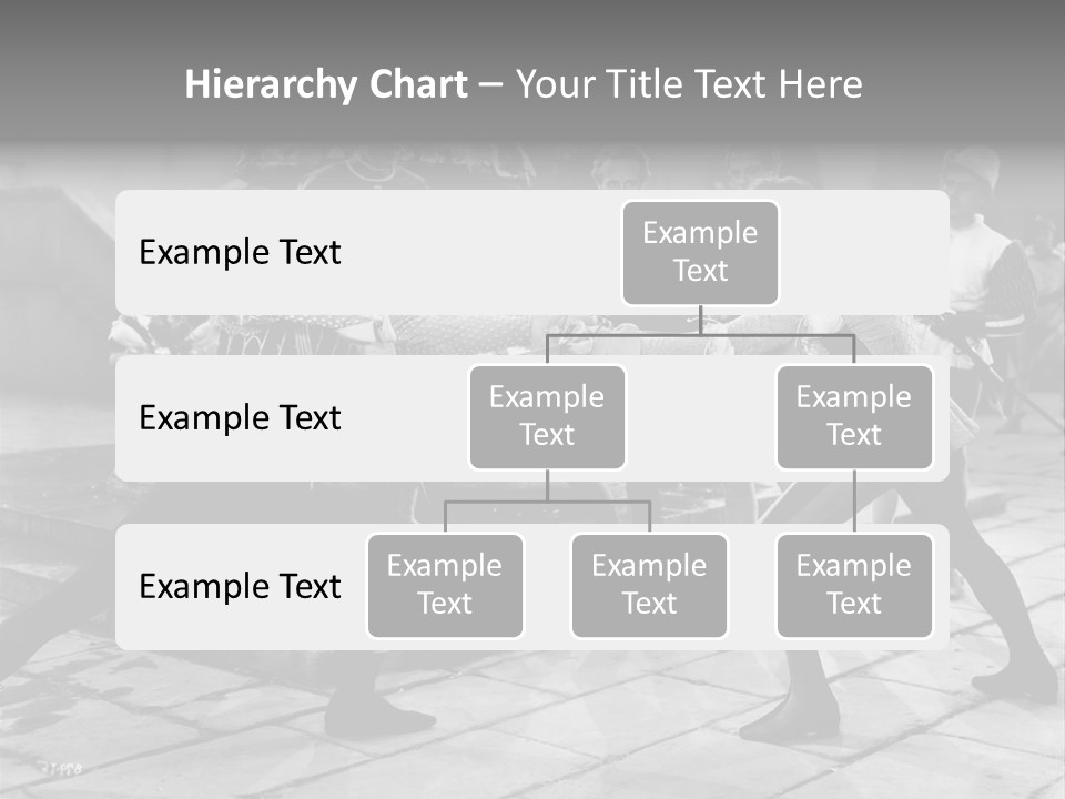 Musketeers Black And White Shot PowerPoint Template