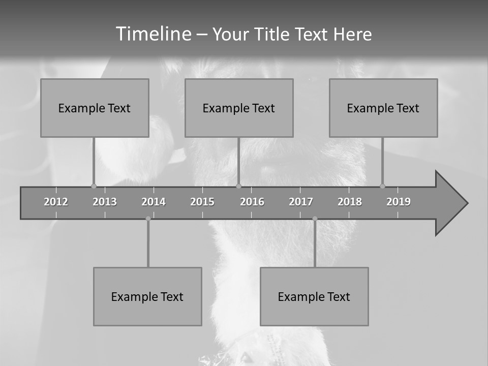 Kind Santa Claus Black And White Background PowerPoint Template