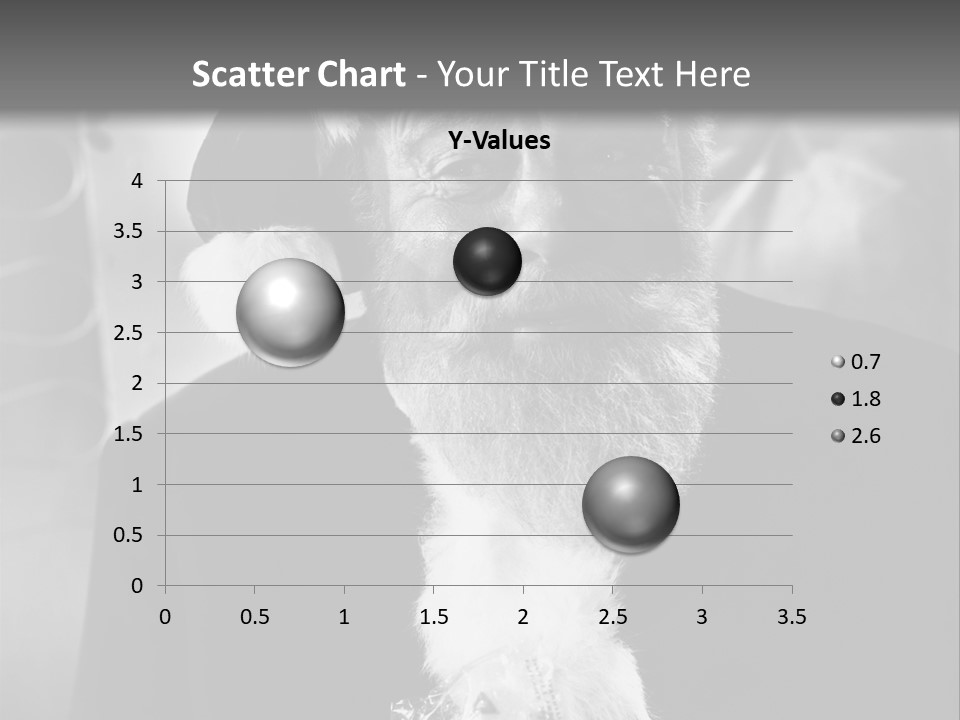 Kind Santa Claus Black And White Background PowerPoint Template