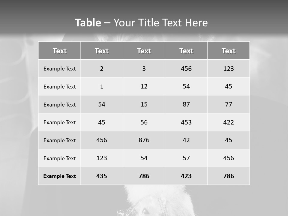 Kind Santa Claus Black And White Background PowerPoint Template