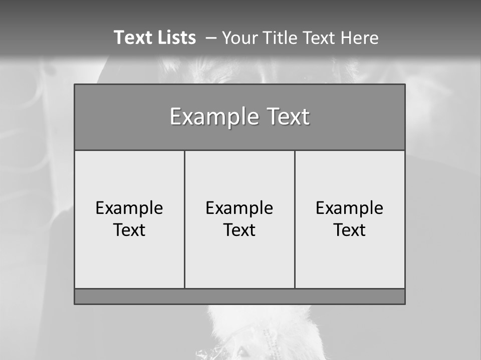 Kind Santa Claus Black And White Background PowerPoint Template