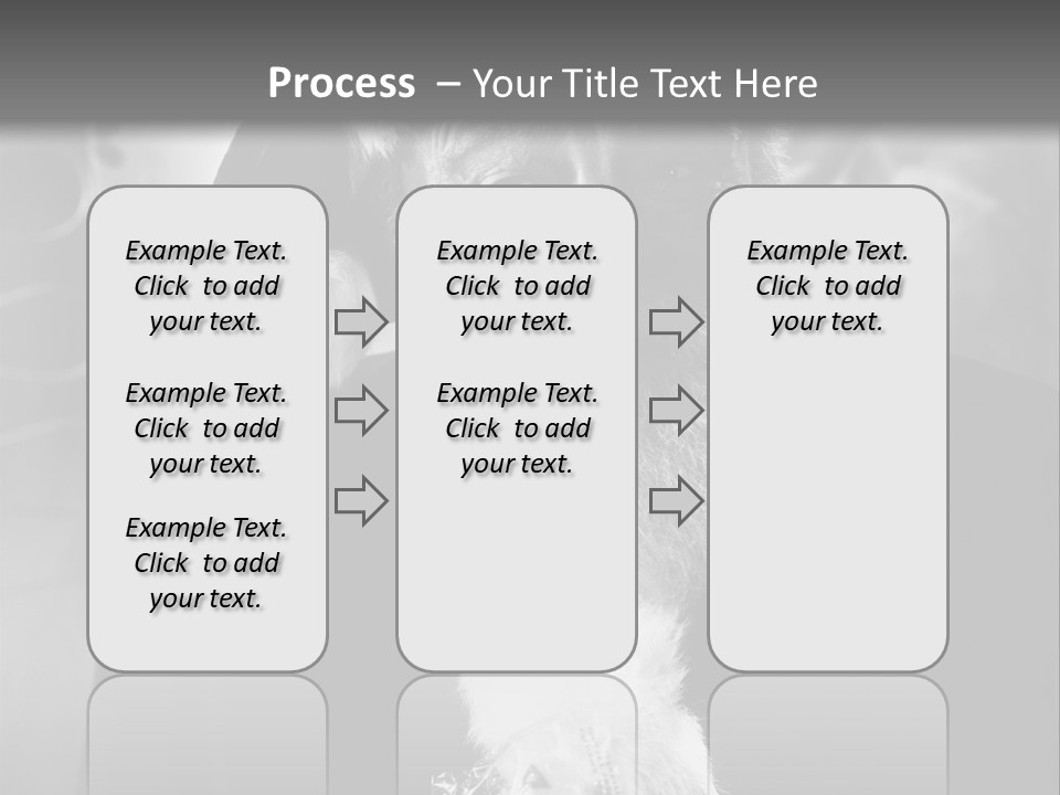Kind Santa Claus Black And White Background PowerPoint Template