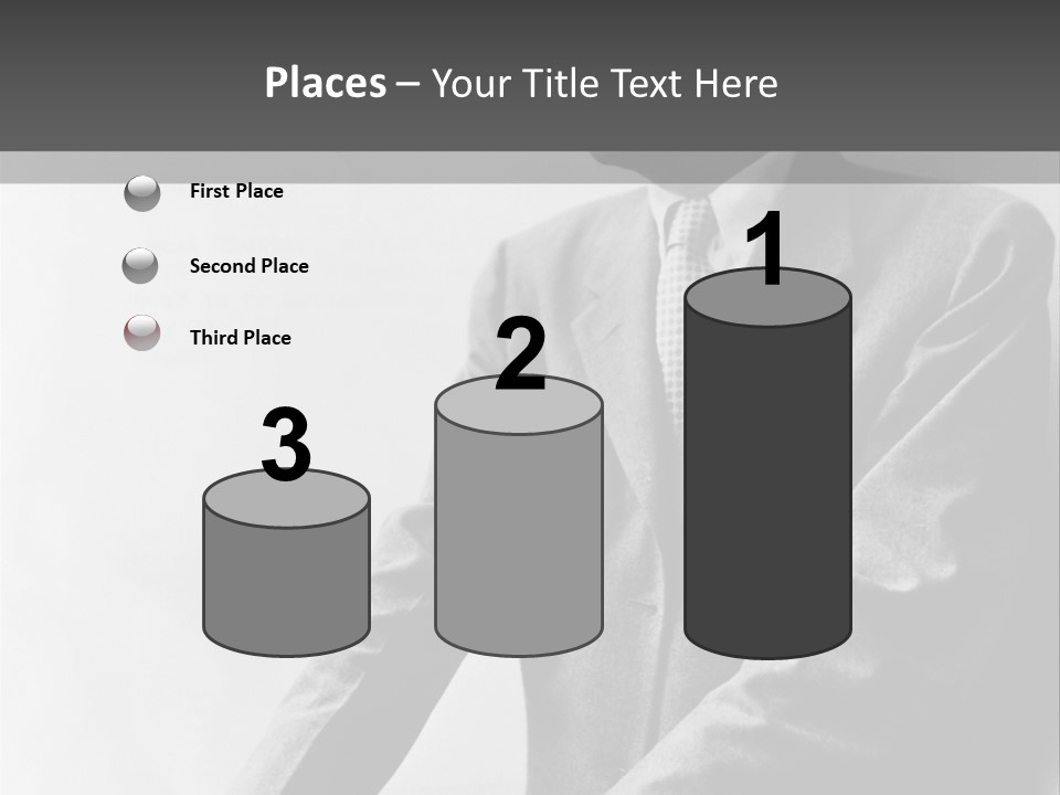 Intelligent Elderly Man PowerPoint Template