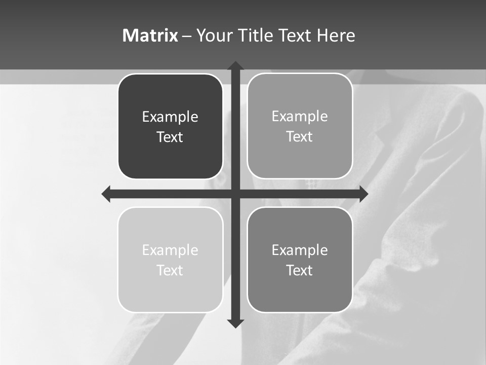 Intelligent Elderly Man PowerPoint Template