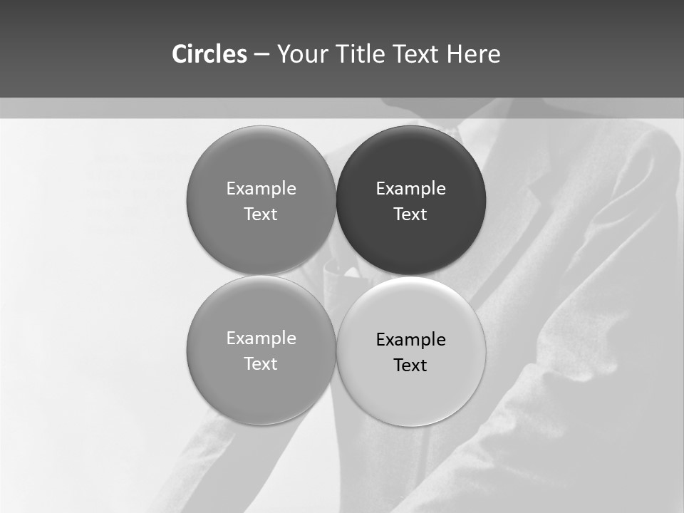 Intelligent Elderly Man PowerPoint Template