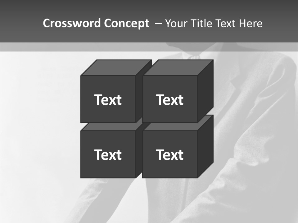 Intelligent Elderly Man PowerPoint Template