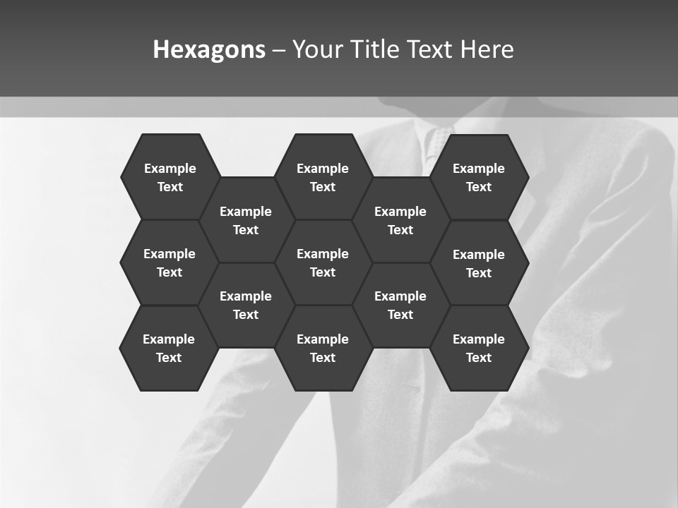 Intelligent Elderly Man PowerPoint Template