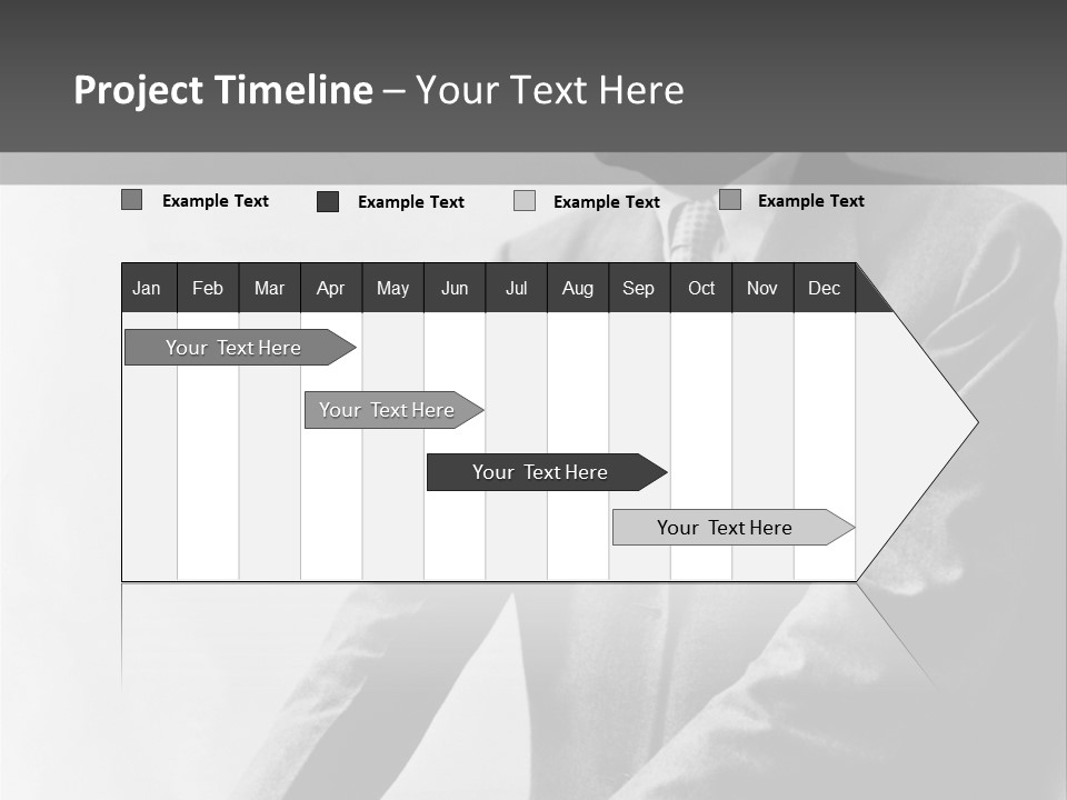Intelligent Elderly Man PowerPoint Template