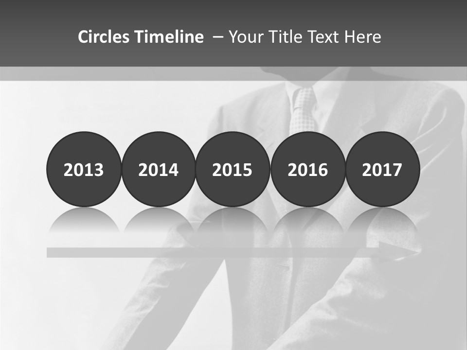 Intelligent Elderly Man PowerPoint Template