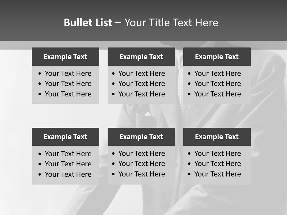 Intelligent Elderly Man PowerPoint Template