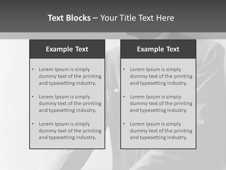Intelligent Elderly Man PowerPoint Template