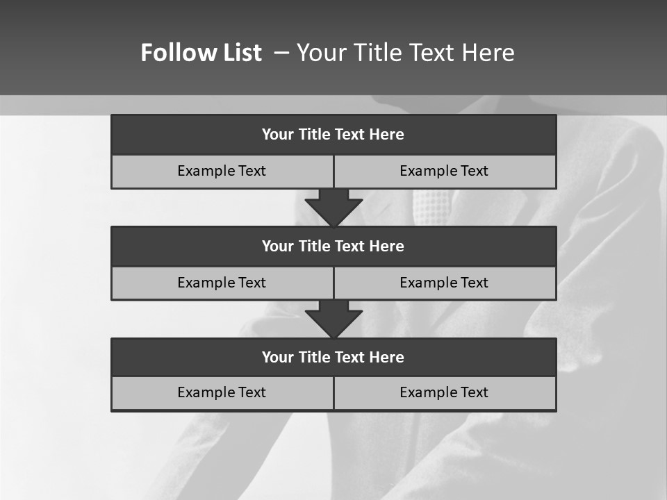 Intelligent Elderly Man PowerPoint Template