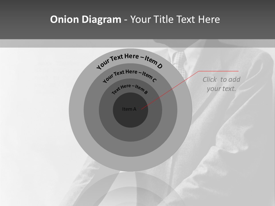 Intelligent Elderly Man PowerPoint Template