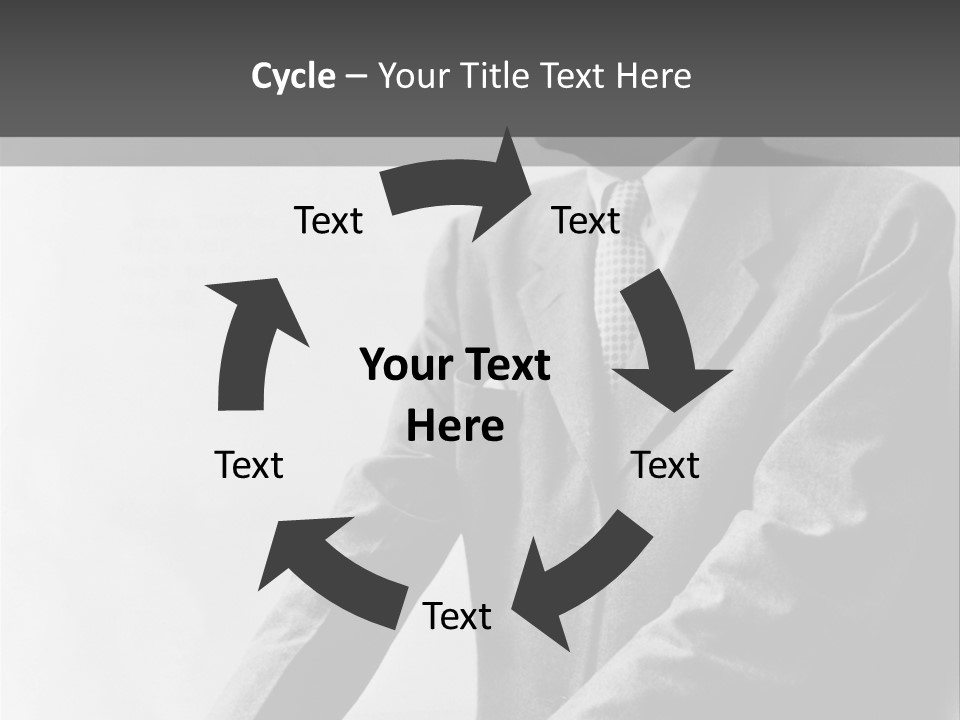 Intelligent Elderly Man PowerPoint Template