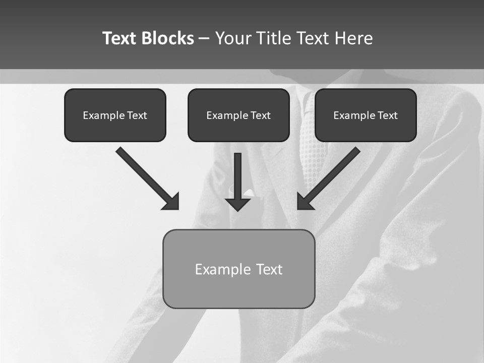 Intelligent Elderly Man PowerPoint Template
