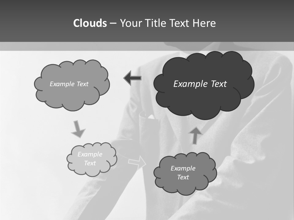 Intelligent Elderly Man PowerPoint Template