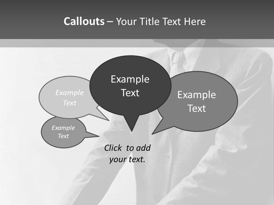 Intelligent Elderly Man PowerPoint Template