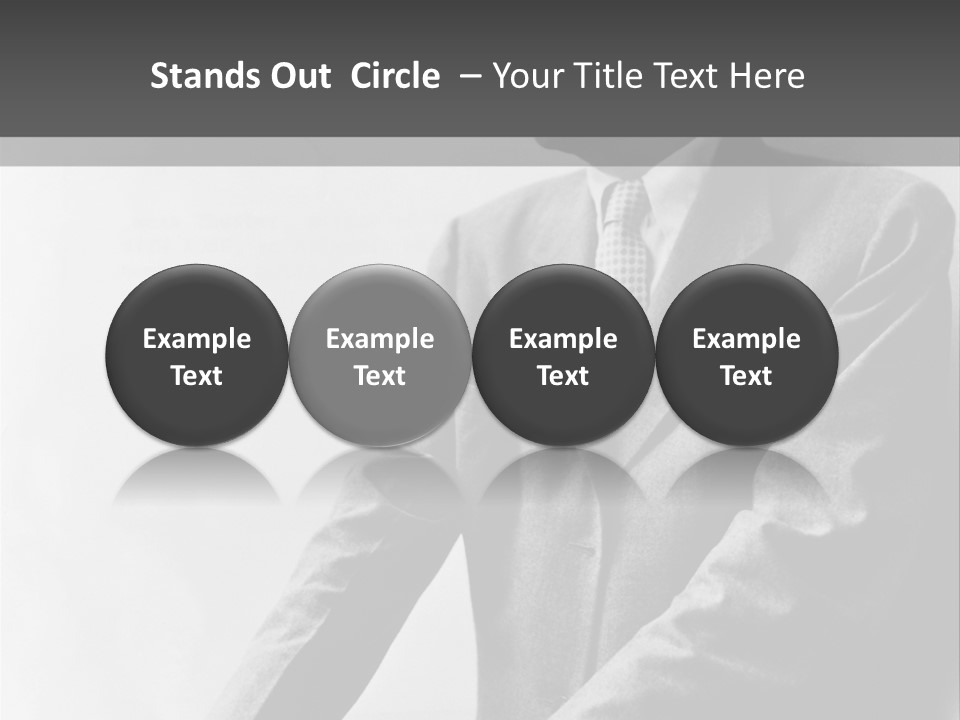 Intelligent Elderly Man PowerPoint Template