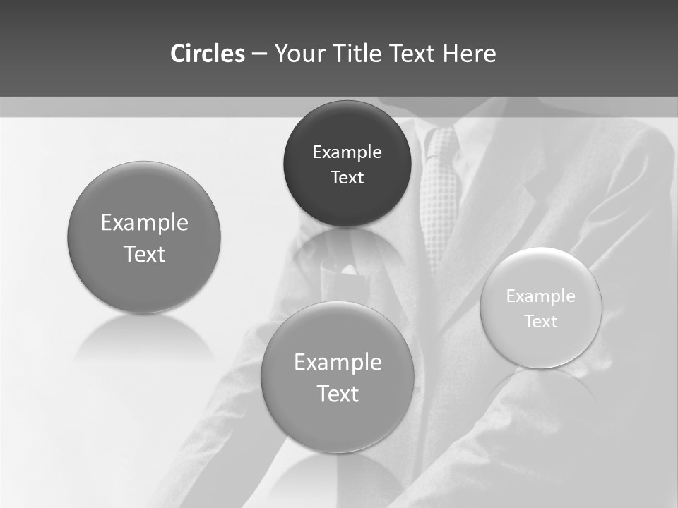 Intelligent Elderly Man PowerPoint Template