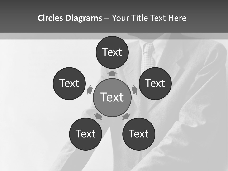 Intelligent Elderly Man PowerPoint Template