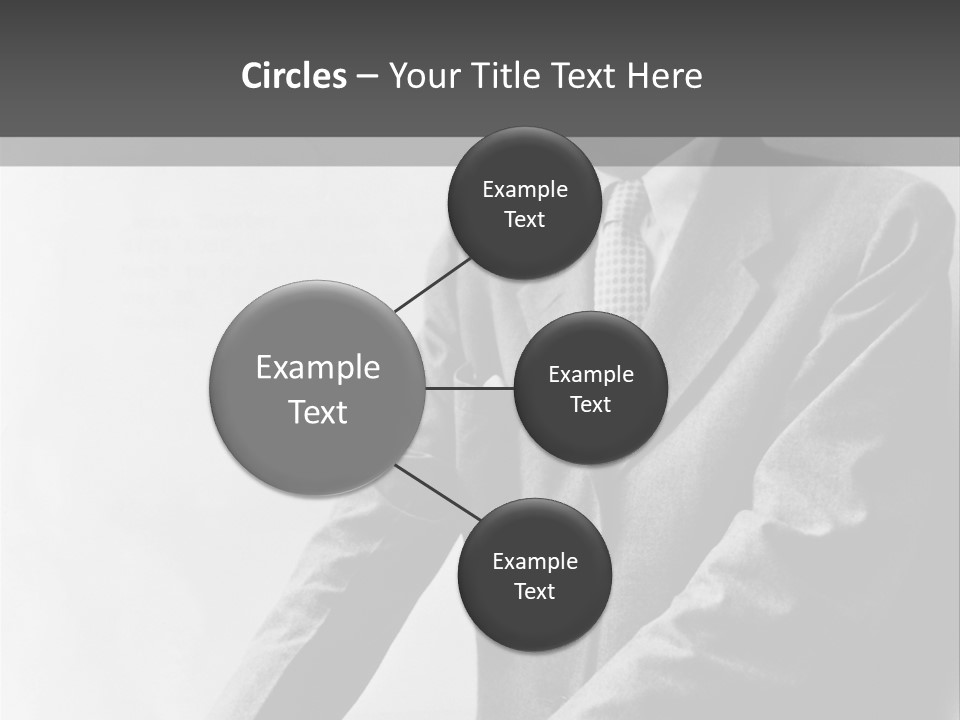 Intelligent Elderly Man PowerPoint Template