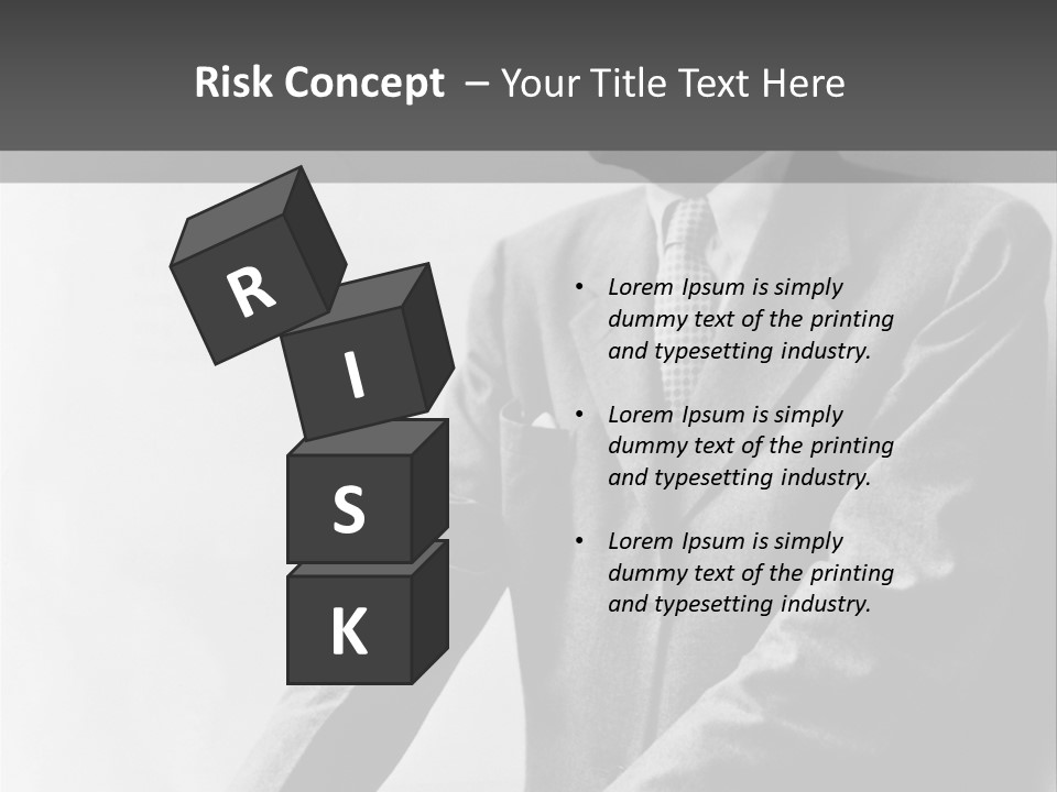 Intelligent Elderly Man PowerPoint Template