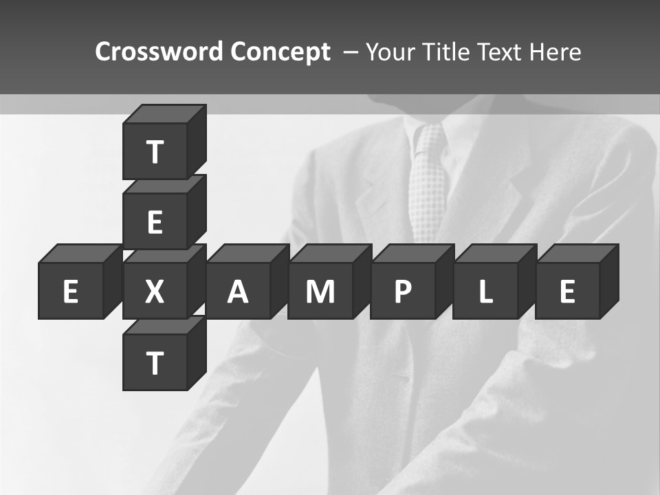 Intelligent Elderly Man PowerPoint Template