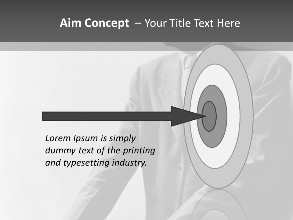 Intelligent Elderly Man PowerPoint Template