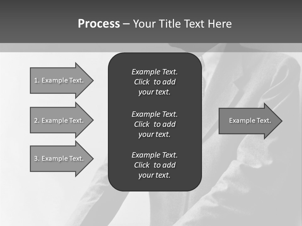 Intelligent Elderly Man PowerPoint Template