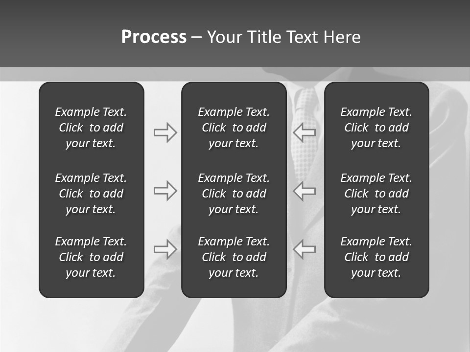 Intelligent Elderly Man PowerPoint Template