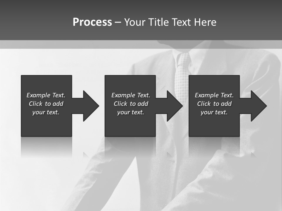 Intelligent Elderly Man PowerPoint Template