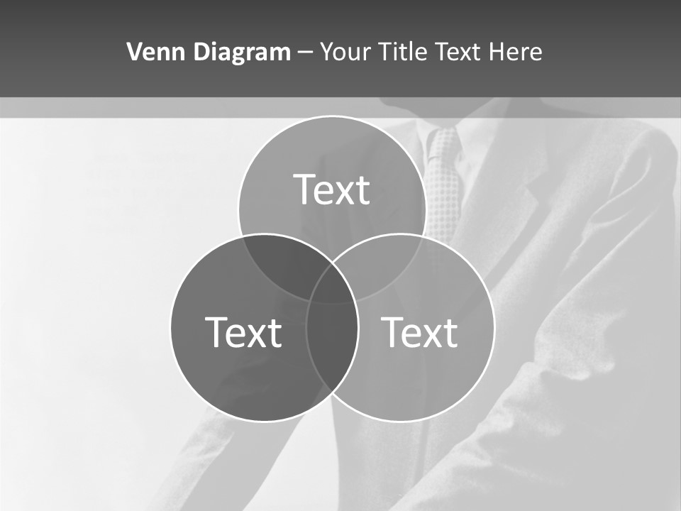 Intelligent Elderly Man PowerPoint Template