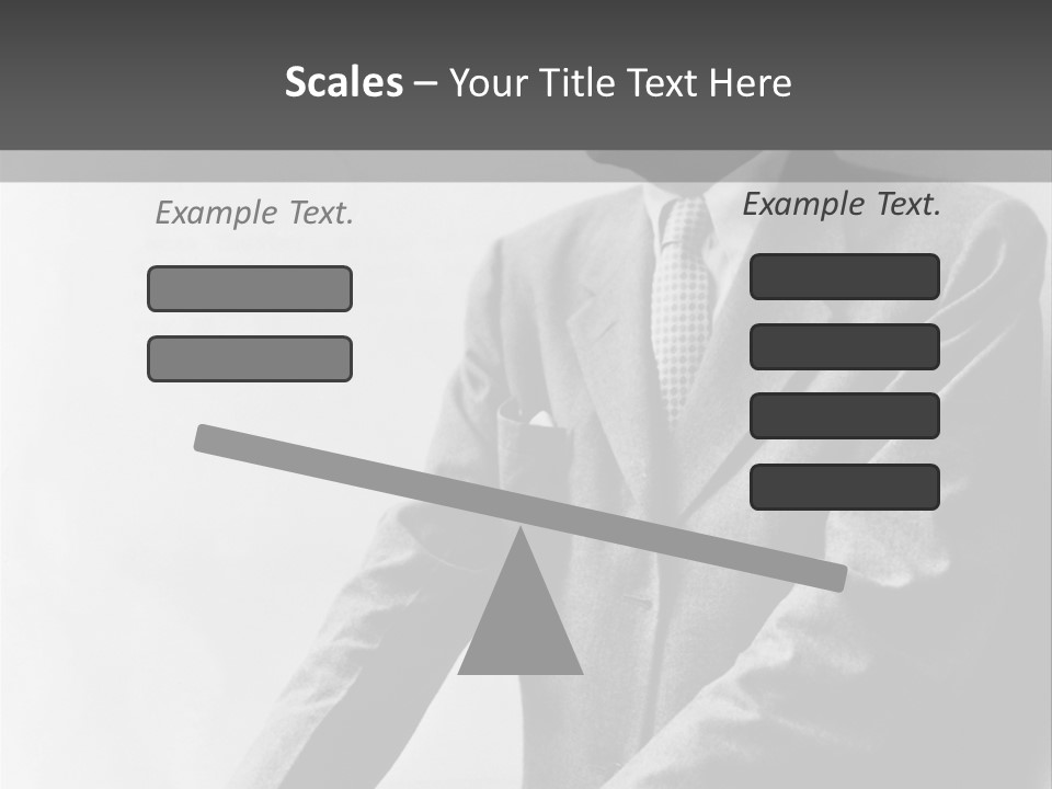 Intelligent Elderly Man PowerPoint Template