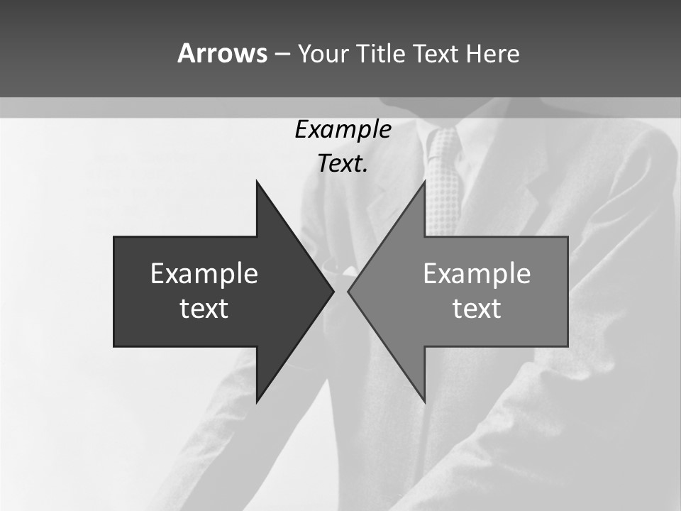 Intelligent Elderly Man PowerPoint Template