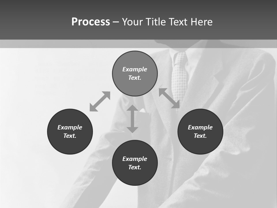 Intelligent Elderly Man PowerPoint Template