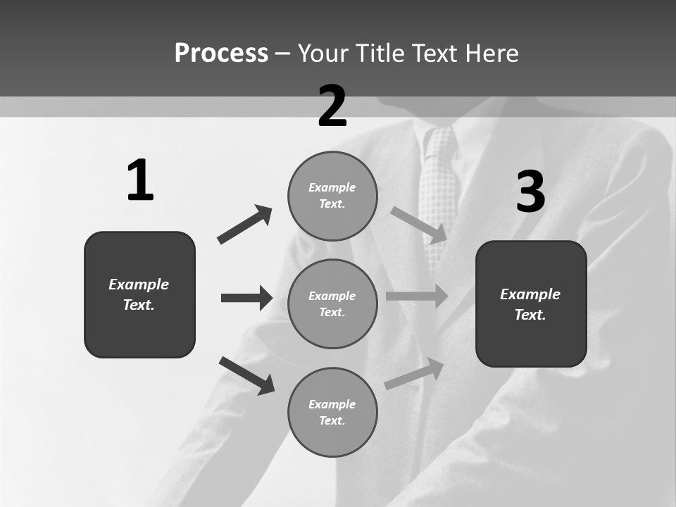 Intelligent Elderly Man PowerPoint Template