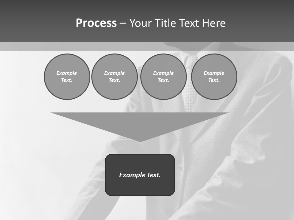Intelligent Elderly Man PowerPoint Template