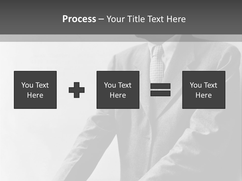 Intelligent Elderly Man PowerPoint Template