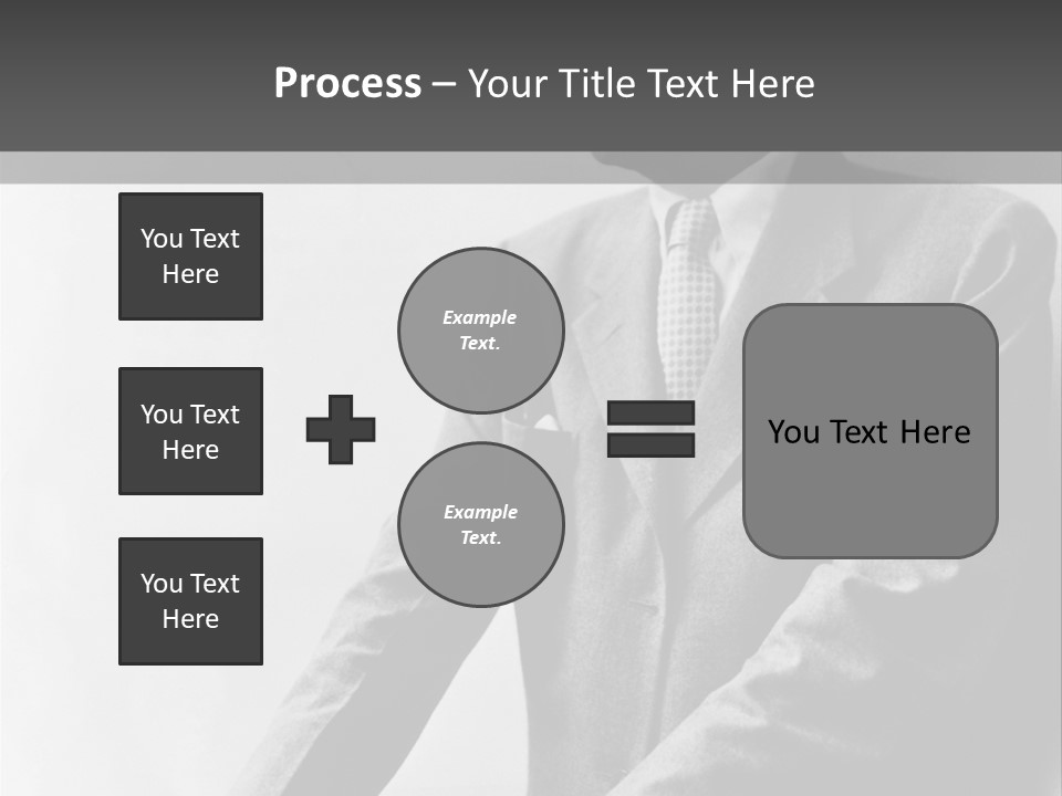Intelligent Elderly Man PowerPoint Template