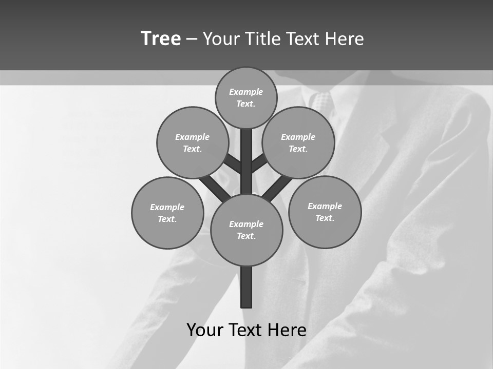 Intelligent Elderly Man PowerPoint Template