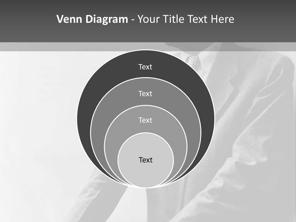 Intelligent Elderly Man PowerPoint Template
