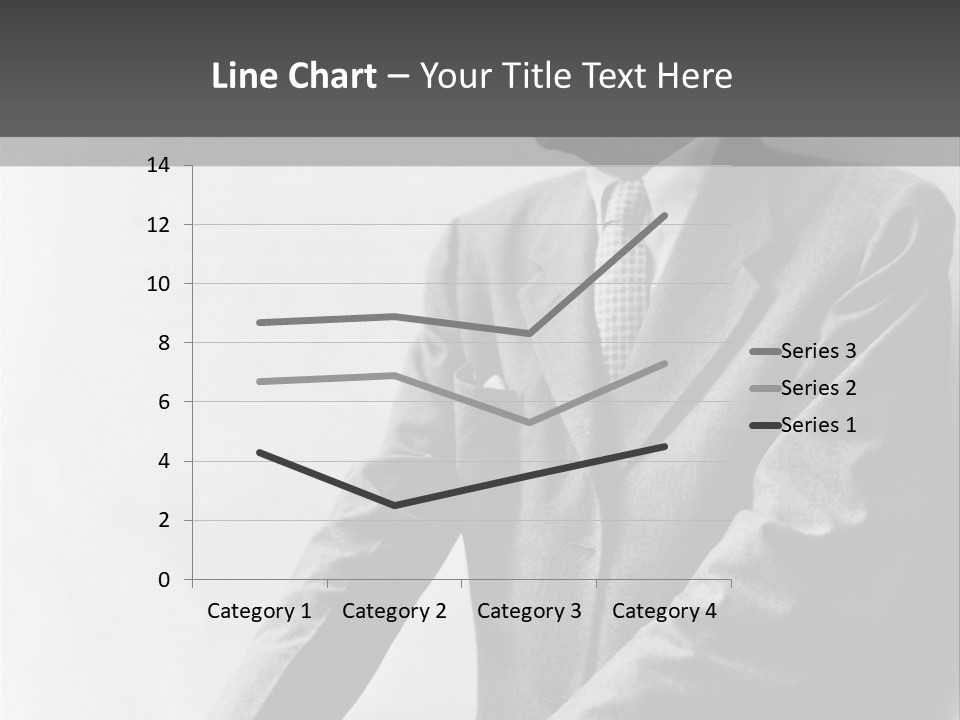 Intelligent Elderly Man PowerPoint Template