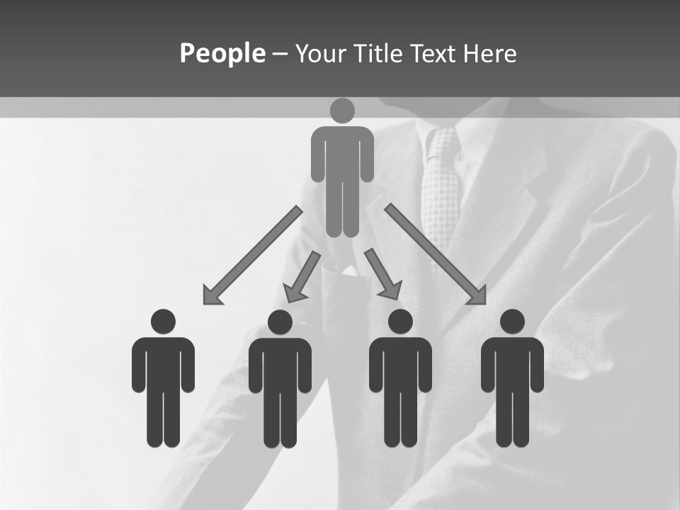 Intelligent Elderly Man PowerPoint Template