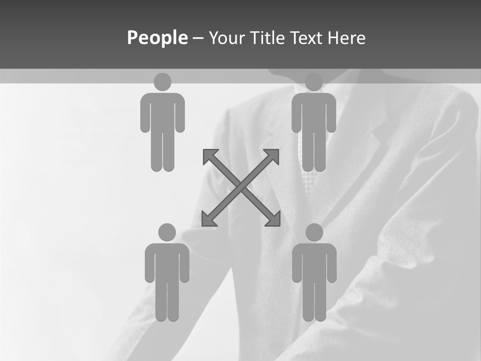 Intelligent Elderly Man PowerPoint Template