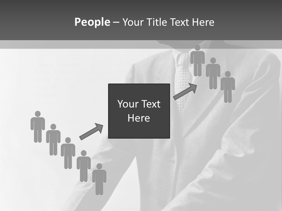 Intelligent Elderly Man PowerPoint Template