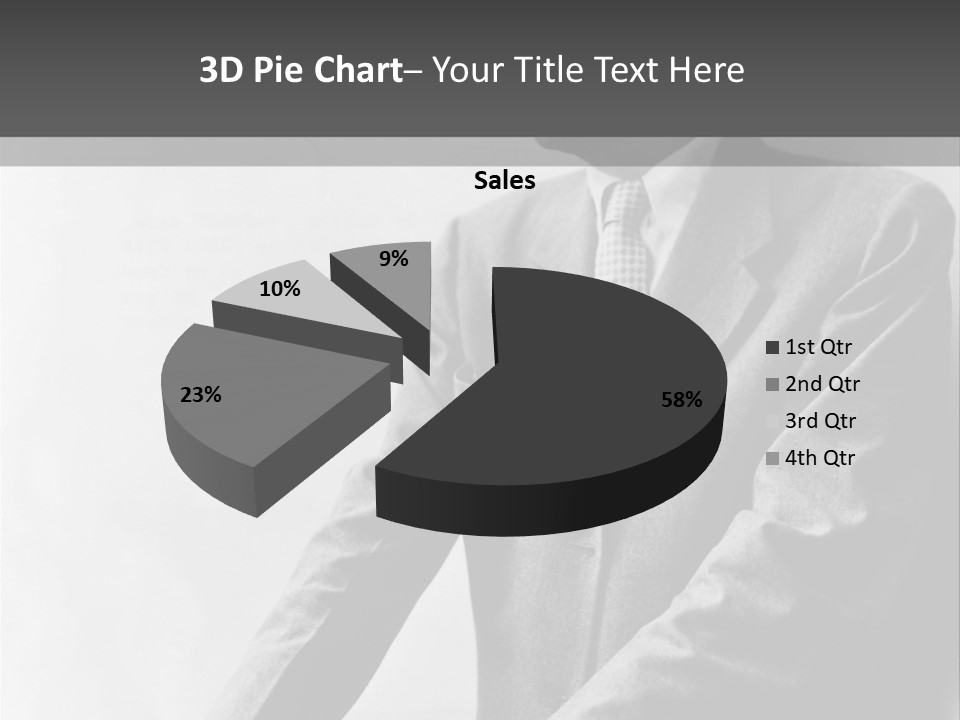 Intelligent Elderly Man PowerPoint Template