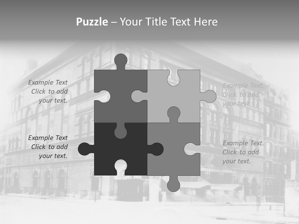 Building In The Retro Style PowerPoint Template